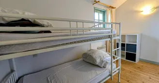 Gite "Pierrelaine - Etang de La Roche" à Meuzac en Haute-Vienne (Limousin)- chambre lits superposés_9