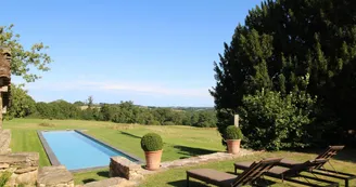 Le bassin de nage, vu du jardin._7