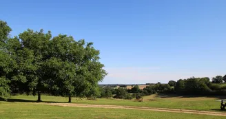 Vue sur la prairie,prise sur le seuil du gîte._17